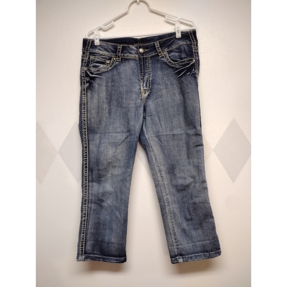 Suko Jeans blingy with thick contrast stitching - Picture 2 of 12